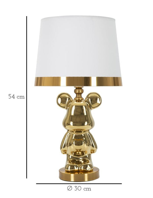 Lampada da tavalo Bear Oro (6)
