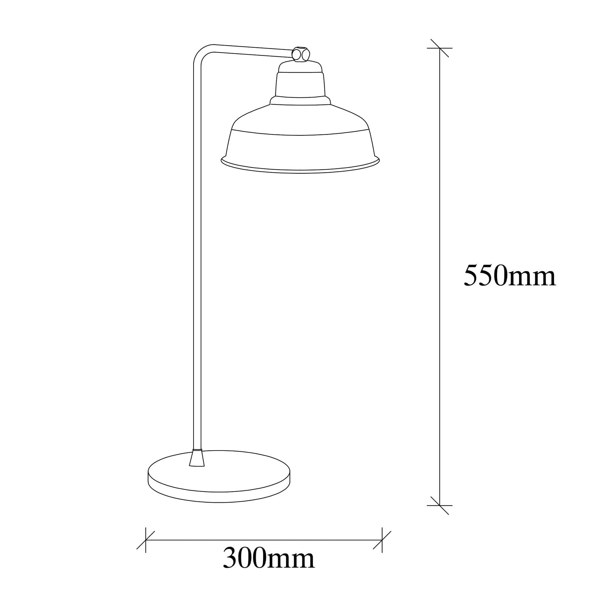 Asir Lampada da tavalo Berceste 181WHITE-ML Bianco