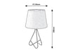 RabaLux Lampada da tavalo Blanka 2775 Cromo