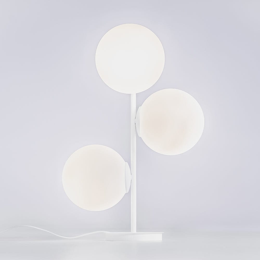Customform Lampada da tavalo Bobler Bianco