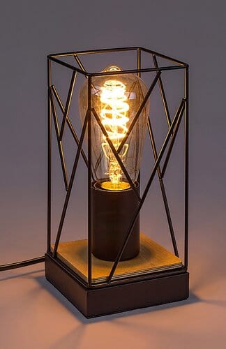 RabaLux Lampada da tavalo Boire 74006 Nero