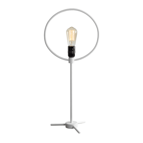 Customform Lampada da tavalo Bullet Bianco