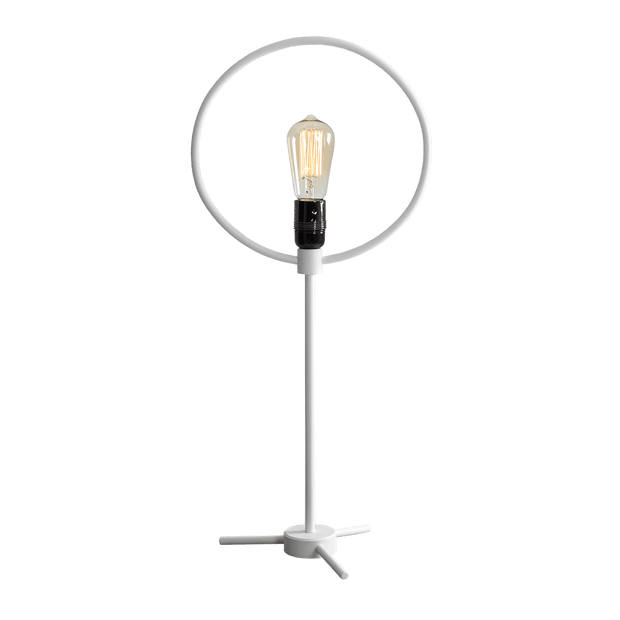Customform Lampada da tavalo Bullet Bianco