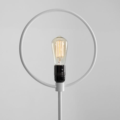 Customform Lampada da tavalo Bullet Bianco