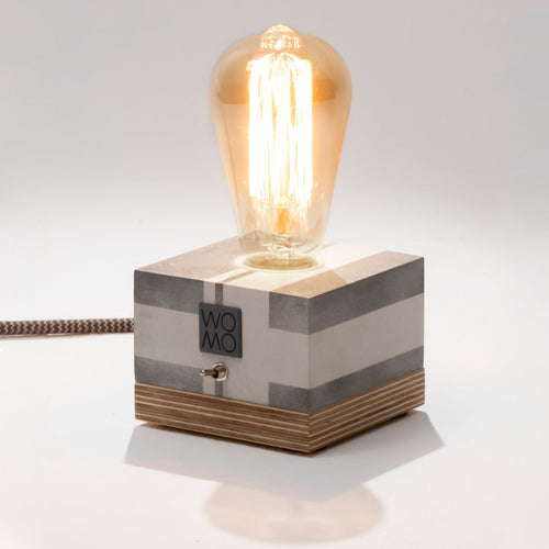 Oyo Lampada da tavalo Circuit Grigio