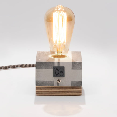 Oyo Lampada da tavalo Circuit Grigio