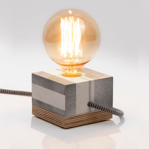 Oyo Lampada da tavalo Circuit Grigio