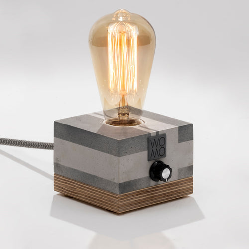 Oyo Lampada da tavalo Circuit Grigio