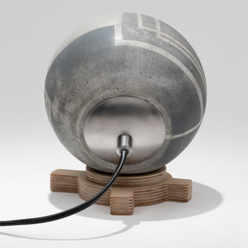 Oyo Lampada da tavalo Circuit Grigio