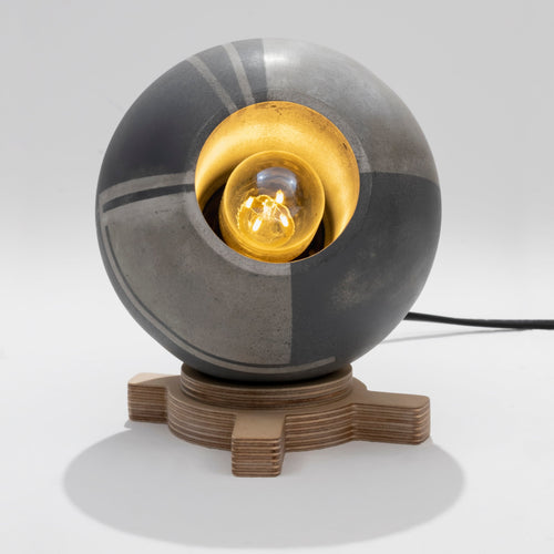 Oyo Lampada da tavalo Circuit Grigio