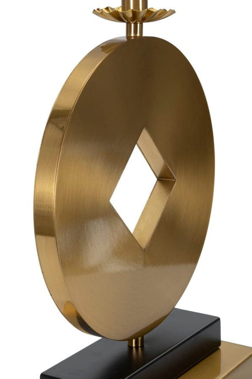 Mauro Ferretti Lampada da tavalo Coin Oro