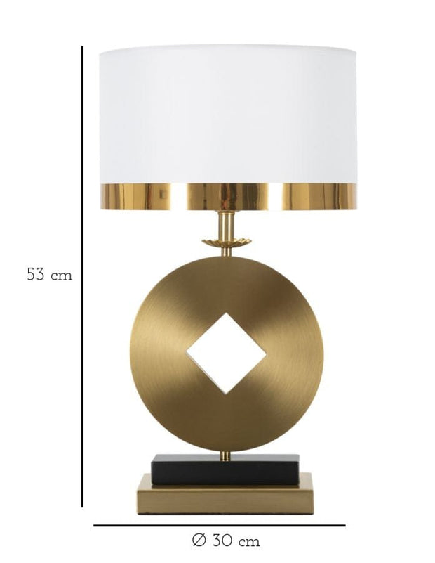 Mauro Ferretti Lampada da tavalo Coin Oro
