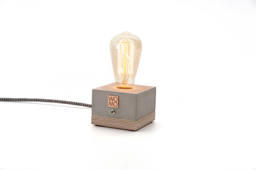 Oyo Lampada da tavalo Concrete Grigio