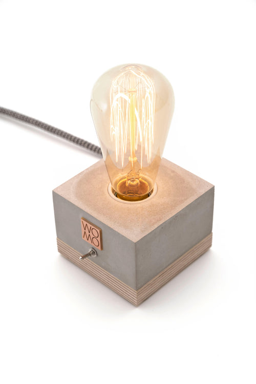 Oyo Lampada da tavalo Concrete Grigio
