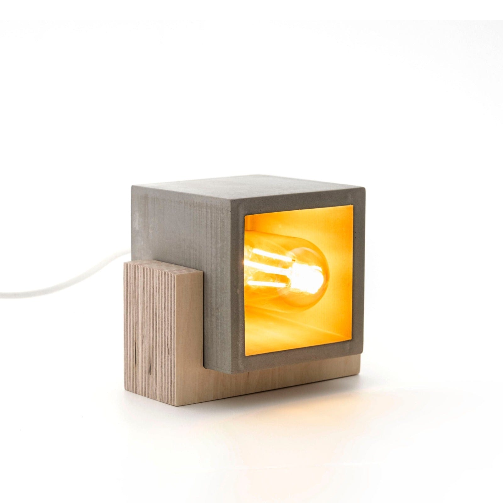 Oyo Lampada da tavalo Concrete Grigio