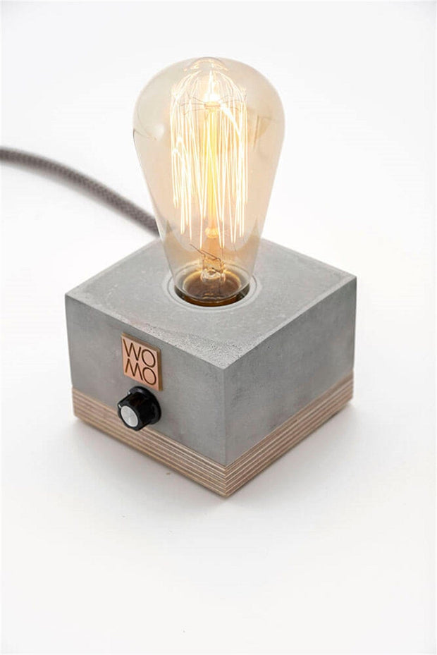 Oyo Lampada da tavalo Concrete Grigio