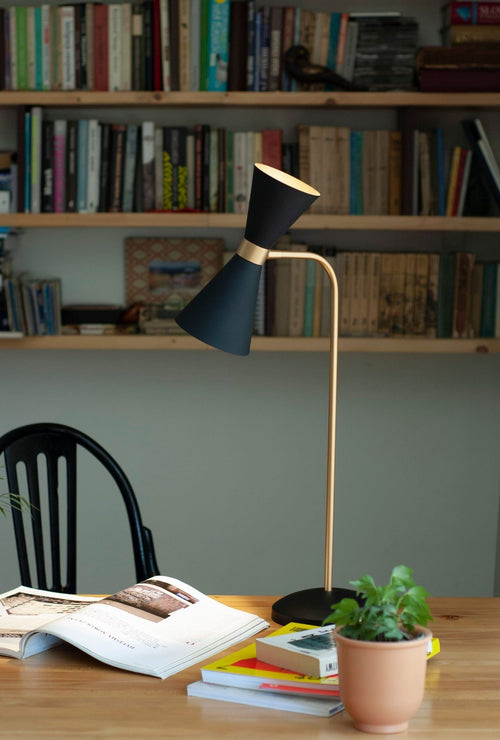 Maxlight Lampada da tavalo Cornet T0039 Nero