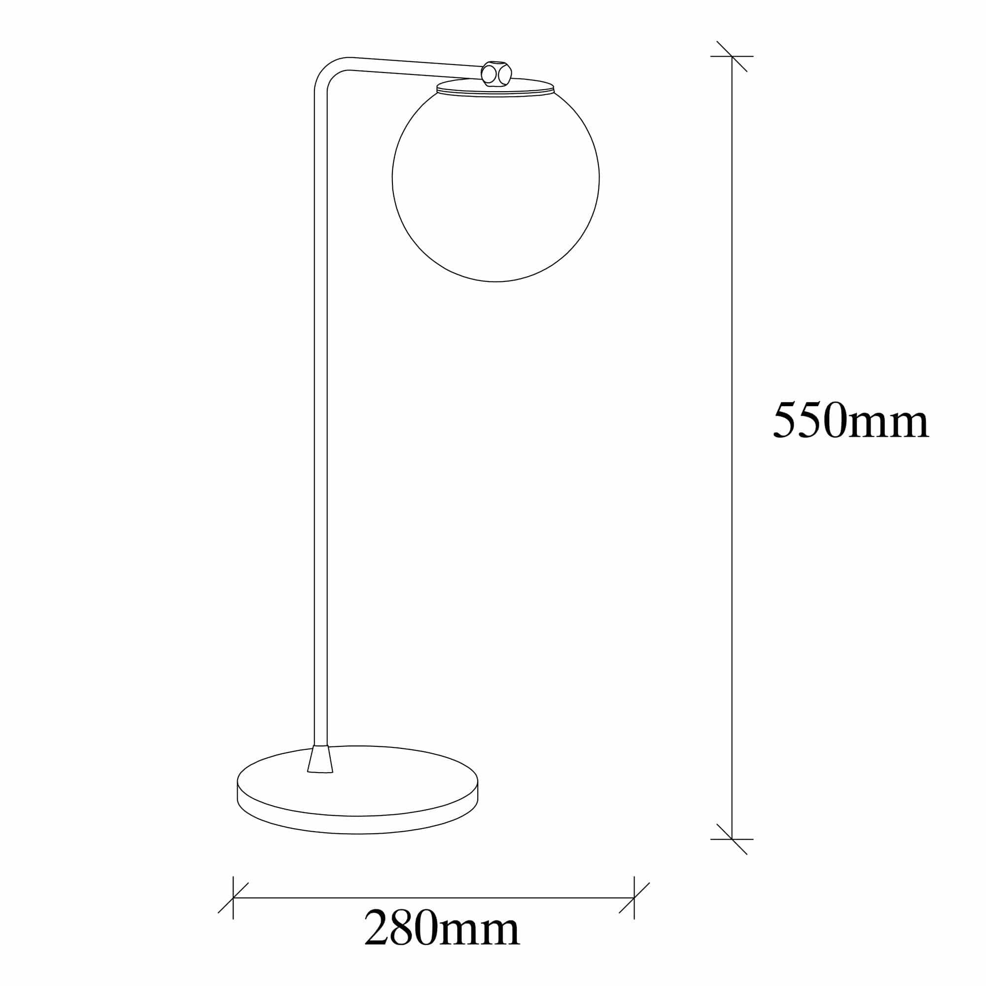 Asir Lampada da tavalo Daisy 146-ML Oro