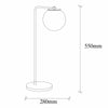 Asir Lampada da tavalo Daisy 146-ML Oro
