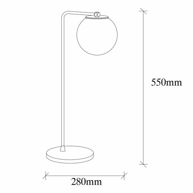 Asir Lampada da tavalo Daisy 146-ML Oro