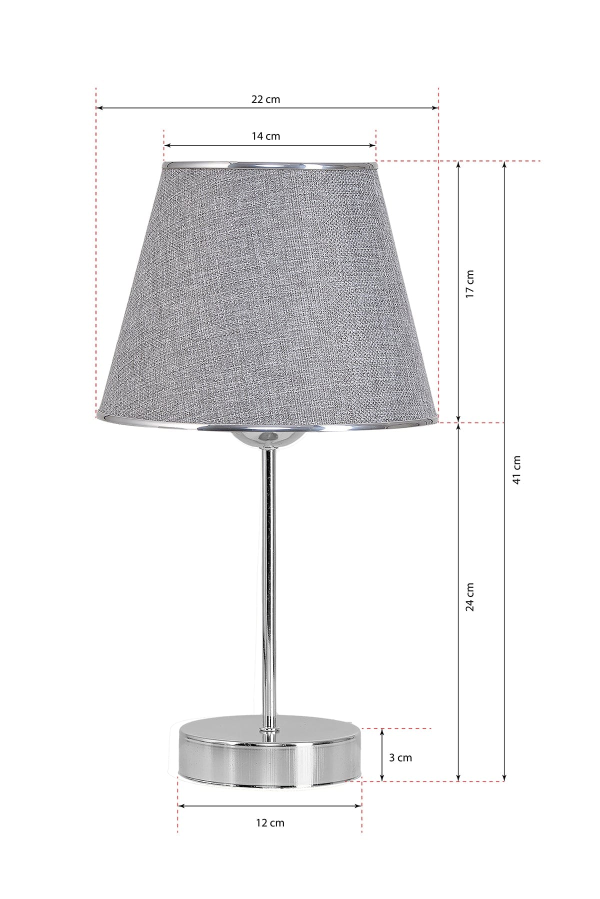 Oyo Lampada da tavalo Dana Grigio