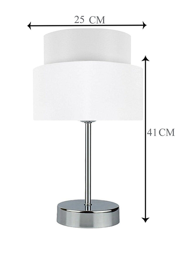 Oyo Lampada da tavalo Deko Bianco