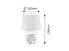RabaLux Lampada da tavalo Dorka 4605 Marrone