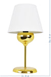 Oyo Lampada da tavalo Elips Crema
