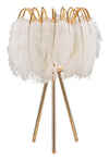 Lampada da tavalo Feather Stand Oro