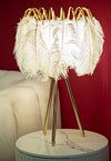 Mauro Ferretti Lampada da tavalo Feather Stand Oro