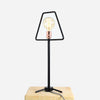 Customform Lampada da tavalo Firkant Nero
