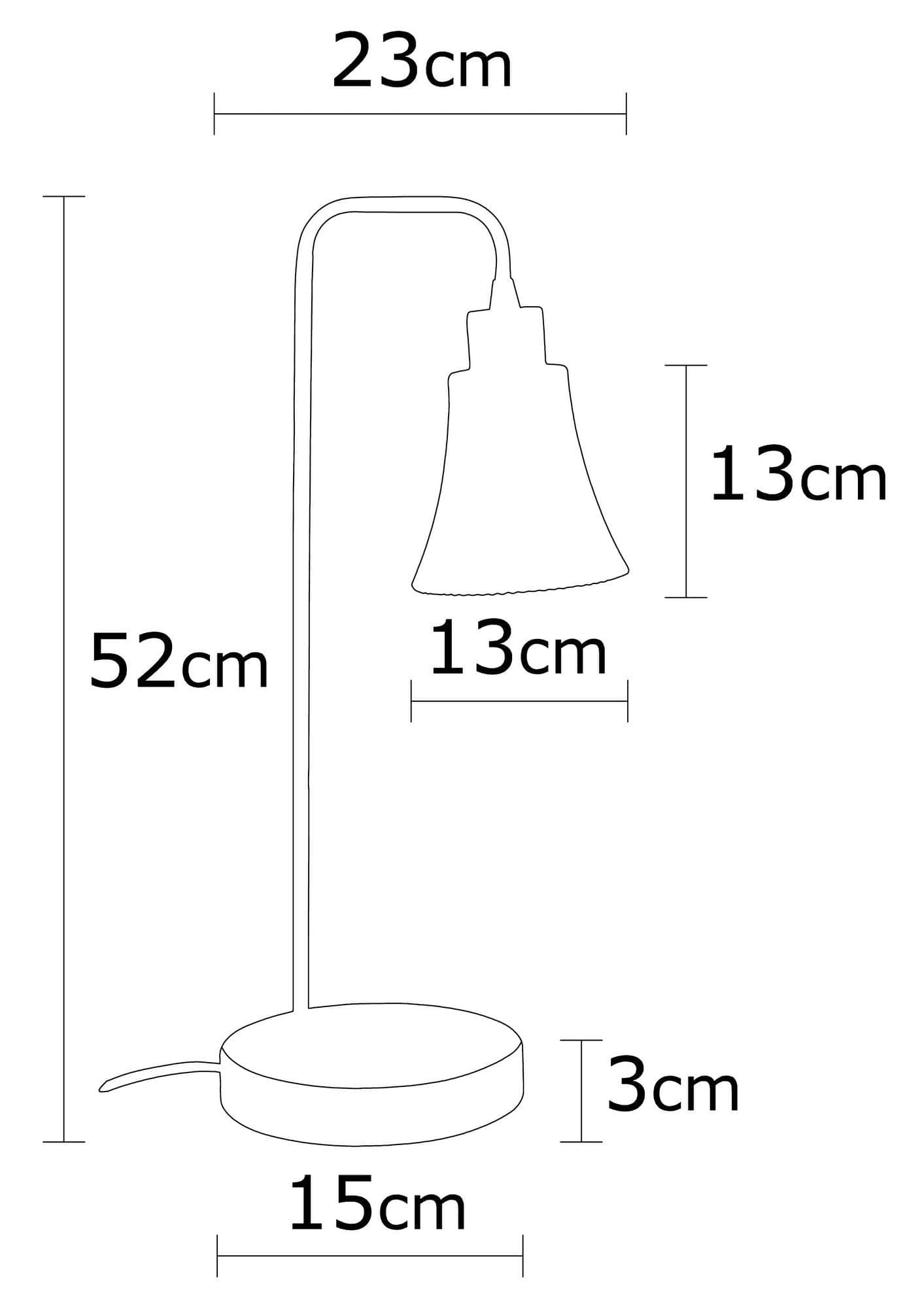 Asir Lampada da tavalo Foca N-127 Oro