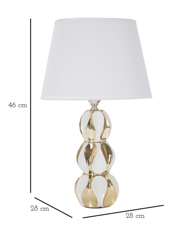 Mauro Ferretti Lampada da tavalo Glam Balls Bianco