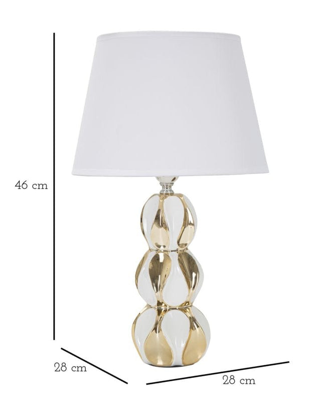 Mauro Ferretti Lampada da tavalo Glam Balls Bianco