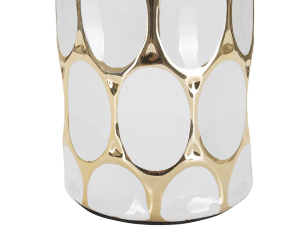 Mauro Ferretti Lampada da tavalo Glam Carv Bianco