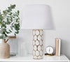 Mauro Ferretti Lampada da tavalo Glam Carv Bianco