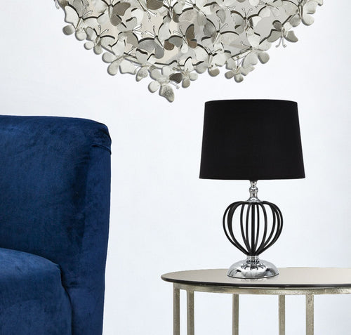 Mauro Ferretti Lampada da tavalo Glam Darky Small Nero