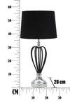 Mauro Ferretti Lampada da tavalo Glam Darky Tall Nero