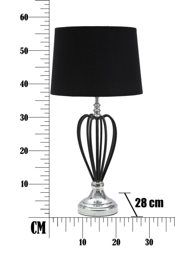 Mauro Ferretti Lampada da tavalo Glam Darky Tall Nero