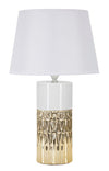 Mauro Ferretti Lampada da tavalo Glam Elegant Bianco