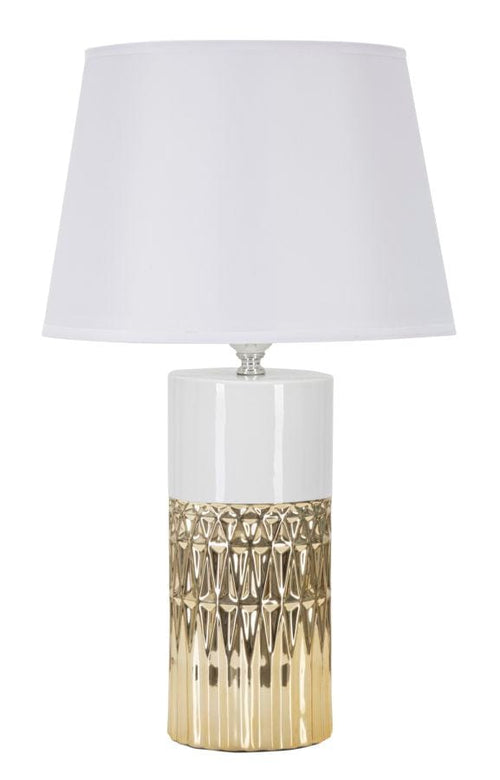 Mauro Ferretti Lampada da tavalo Glam Elegant Bianco