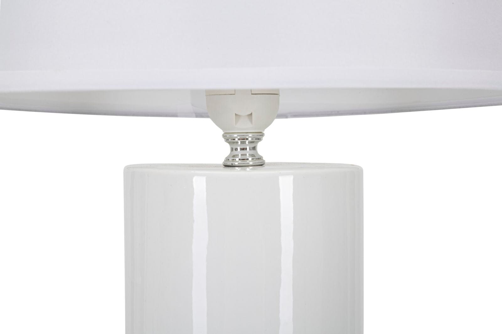 Mauro Ferretti Lampada da tavalo Glam Elegant Bianco