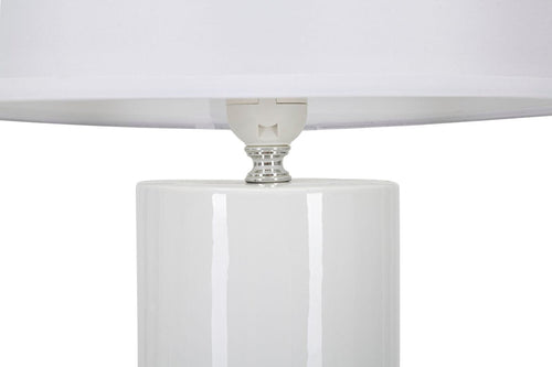 Mauro Ferretti Lampada da tavalo Glam Elegant Bianco