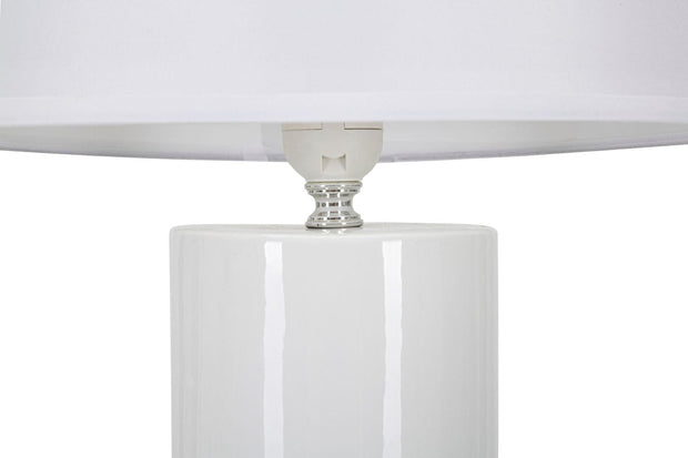 Mauro Ferretti Lampada da tavalo Glam Elegant Bianco