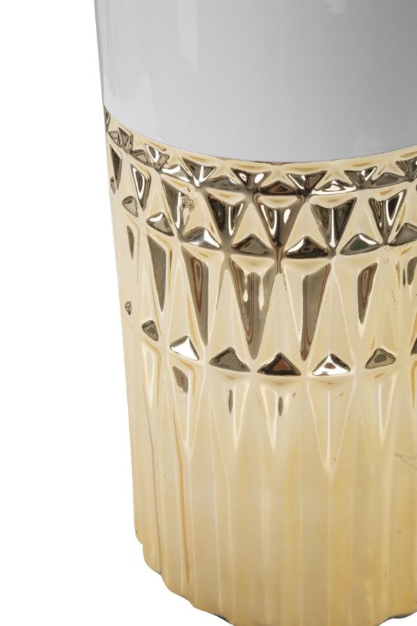 Mauro Ferretti Lampada da tavalo Glam Elegant Bianco
