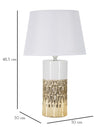 Mauro Ferretti Lampada da tavalo Glam Elegant Bianco