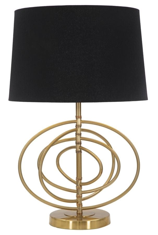 Mauro Ferretti Lampada da tavalo Glam Fluy Nero