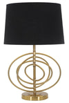 Mauro Ferretti Lampada da tavalo Glam Fluy Nero