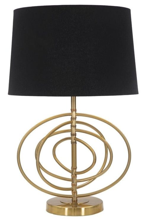 Mauro Ferretti Lampada da tavalo Glam Fluy Nero