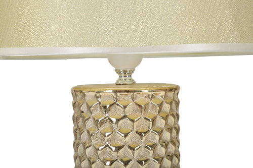 Mauro Ferretti Lampada da tavalo Glam Gold Bianco